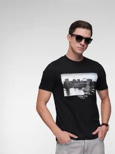 French Connection Photographic Printed Pure Cotton T-shirt