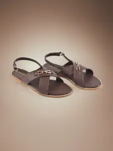 Lino Perros Women Open Toe Flats