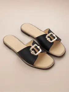 Lino Perros Women Open Toe Flats