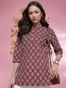 Anouk Rustic Ethnic Motifs Printed Pure Cotton Kurti