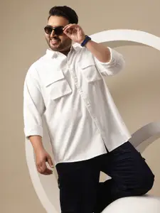 Sztori Men Plus Size Premium Pure Cotton Casual Shirt