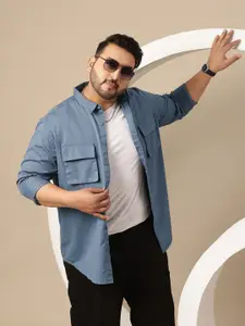 Sztori Men Plus Size Premium Pure Cotton Casual Shirt