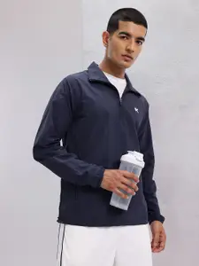 HRX by Hrithik Roshan Mock Collar Rapid-Dry Running Jacket with Toggle Hem