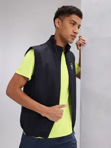 HRX by Hrithik Roshan Brand Logo Printed Detail Rapid-Dry Training Gilet Jacket