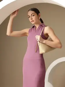 Chemistry Shirt Collar A-Line Dress