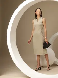 Chemistry Shirt Collar A-Line Dress