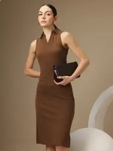 Chemistry Shirt Collar A-Line Dress