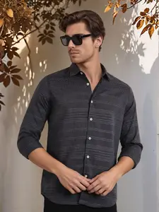 Thomas Scott Men Premium Slim Fit Opaque Casual Shirt