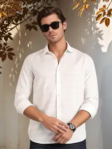 Thomas Scott Men Premium Slim Fit Opaque Casual Shirt