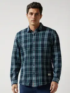 Louis Philippe Jeans Men Slim Fit Opaque Checked Casual Shirt