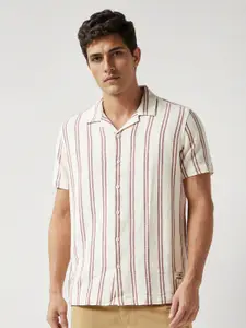 Louis Philippe Jeans Men Slim Fit Opaque Striped Casual Shirt