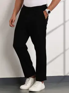 Thomas Scott Men Smart Easy Wash Pleated Trousers