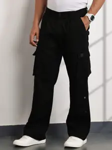 Thomas Scott Men Smart Easy Wash Cargos Trousers