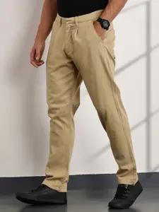 Thomas Scott Men Smart Easy Wash Pleated Trousers