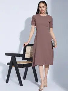 Selvia Dyed A-Line Midi Dress