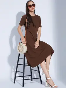 Selvia Dyed A-Line Midi Dress