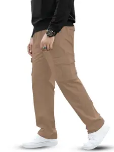 BAESD Men Relaxed High-Rise Cargos Trousers