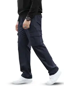 BAESD Men Relaxed High-Rise Cargos Trousers