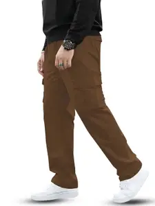 BAESD Men Relaxed High-Rise Cargos Trousers