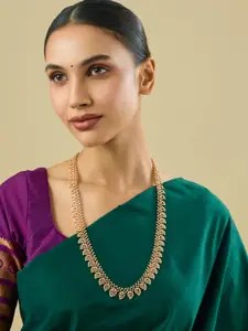 Kushal's Fashion Jewellery Copper Gold-Plated Necklace