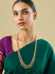 Kushal's Fashion Jewellery Copper Gold-Plated Necklace