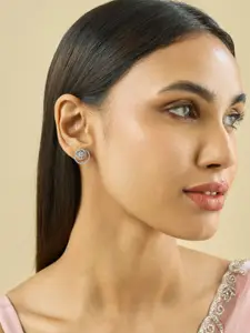 Kushal's Fashion Jewellery Rhodium-Plated Cubic Zirconia-Embellished Bridal Finger Ring