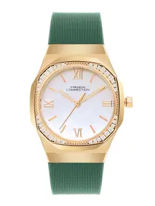 French Connection Women Mother of Pearl Dial & Bracelet Style Straps Analogue Watch FCH002NL