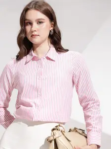 her by invictus Striped Casual Shirt