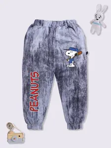 YK X Minute Mirth Boys Peanuts Printed Breathability Joggers
