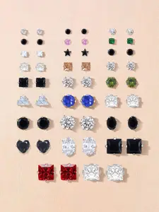 PRIVIU Geometric Studs Earrings