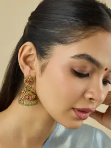 Kushal's Fashion Jewellery Dome Shaped Jhumkas Earrings