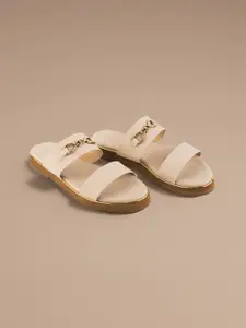 Lino Perros Women Open Toe Flats