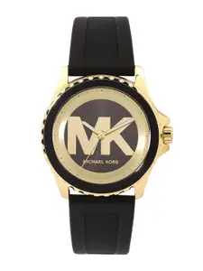 Michael Kors Women Everest Brand Logo Patterned Dial Analogue Watch MK7537I