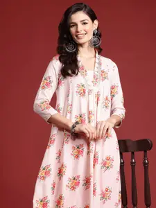 Indo Era Women Floral Printed Floral Kurta