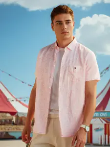 Louis Philippe Sport Men Slim Fit Floral Opaque Printed Casual Shirt