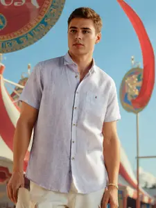 Louis Philippe Sport Men Slim Fit Opaque Printed Casual Shirt