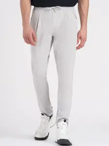 Red Tape Men Solid Straight Fit Activewear Stretchable Track Pants