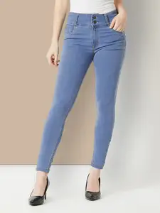 Chemistry Women Skinny Fit High-Rise Light Fade Stretchable Jeans