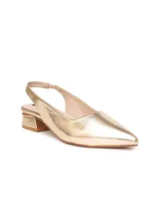 Sherrif Shoes PU Block Pumps