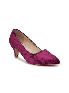 Sherrif Shoes Velvet Party Stiletto Pumps