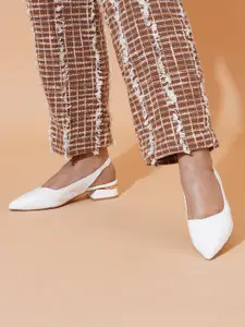 Sherrif Shoes PU Block Pumps