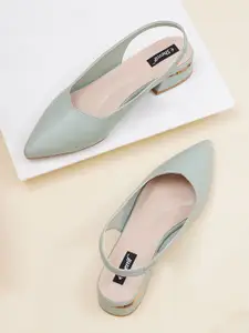 Sherrif Shoes PU Block Pumps