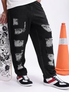 Kook N Keech Men High-Rise Mildly Distressed Pure Cotton Jeans