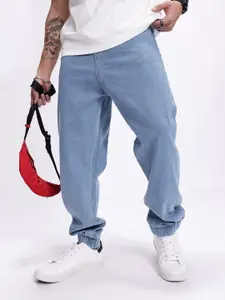 Kook N Keech Men Relaxed Fit Mid-Rise Light Fade Jeans