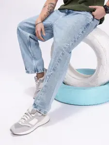 Kook N Keech Men Relaxed Fit High-Rise Heavy Fade Jeans