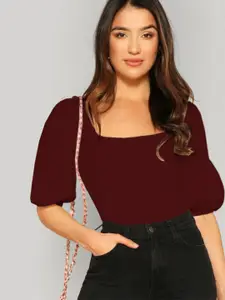 Dream Beauty Fashion Square Neck Regular Top