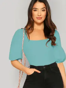 Dream Beauty Fashion Women Square Neck Regular Top