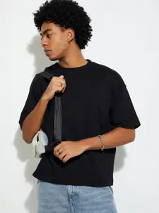 MAX URB_N Men Solid Oversized T-shirt
