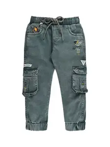 Wish Karo Boys Printed Mid-Rise Jogger Jeans