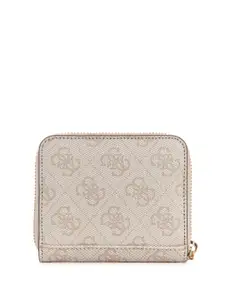 GUESS Women Geometric Printed PU Zip Around Wallet